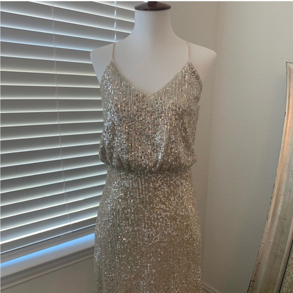 Lulu’s Sequin Maxi Dress - Picture 2 of 4